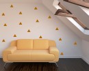 Triangle Pattern Wall Decal Nursery Modern Vinyl Sticker